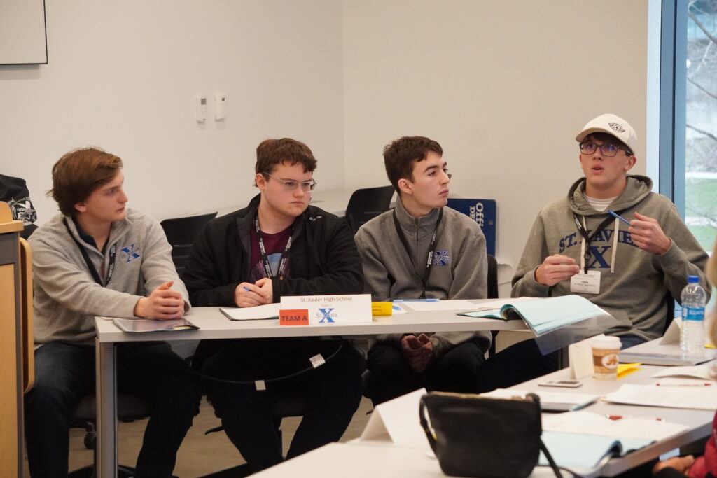 Picture of St. Xavier during competition round