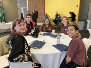 Picture of UC students at  APPE IEB Central Region competition.